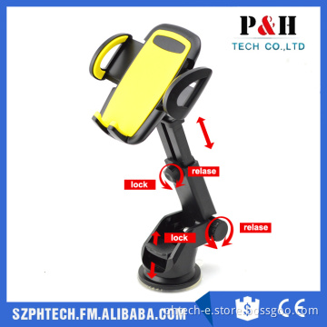 Plastic car phone holder/ ring holder for smartphone/ folding mobile phone holder